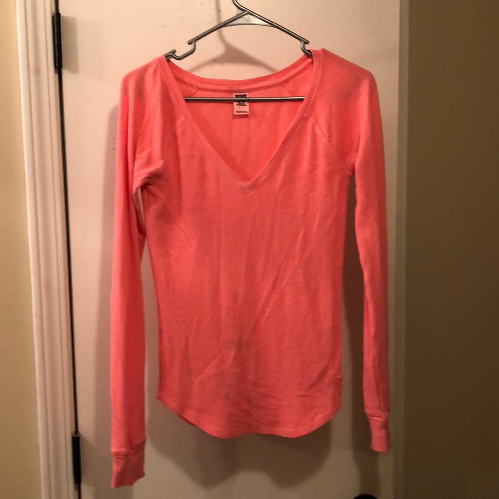 VS Pink Neon Coral Thermal Top